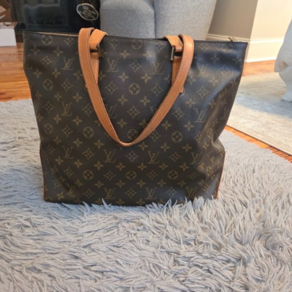 Louis Vuitton Classic Brown Monogram Cabas Mezzo Tote